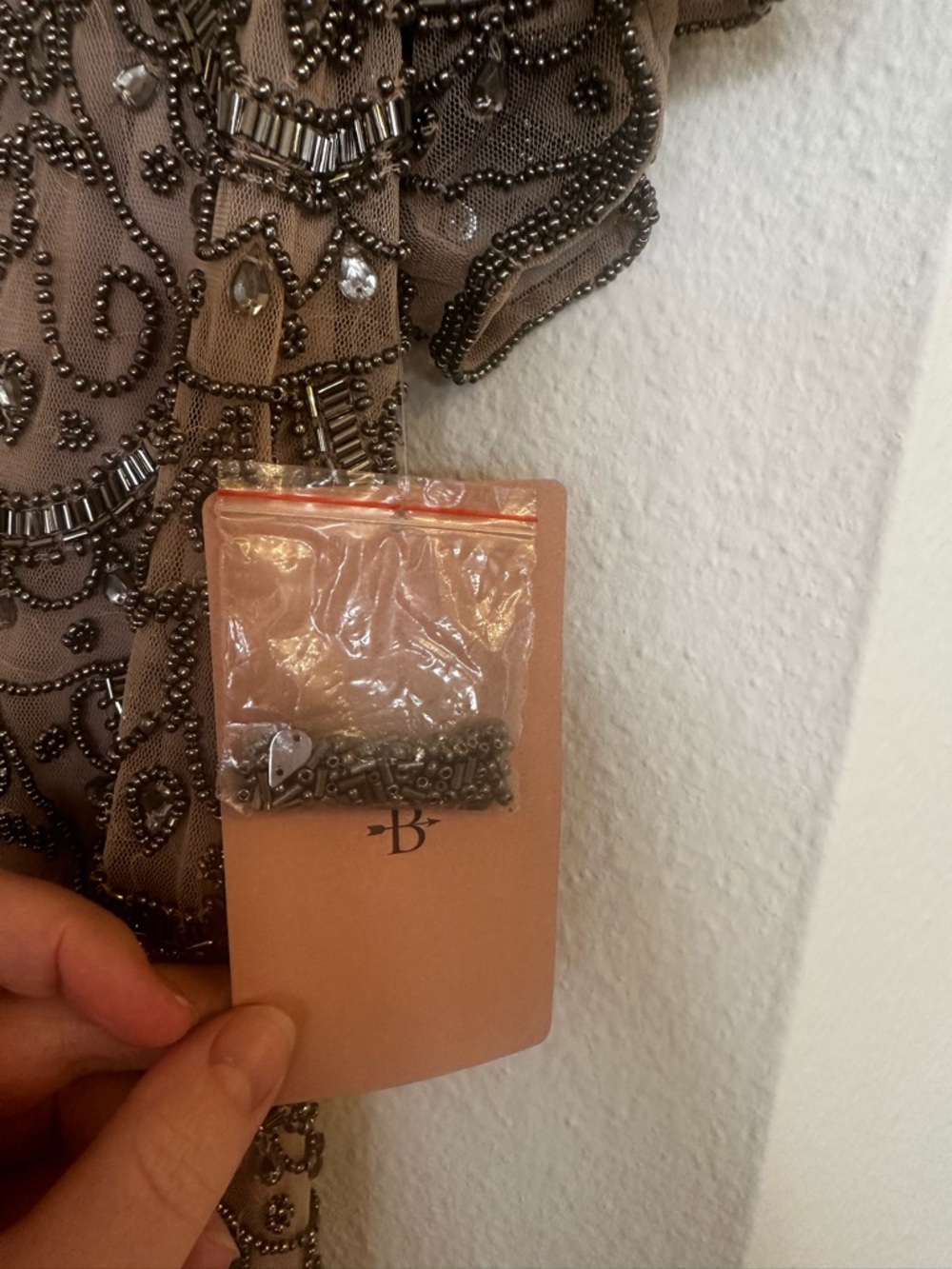 BHLDN Mauve Beaded Maxi Dress - Picture 10 of 10